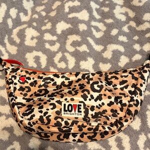 Brighton Love Animal Print Bag with Red Accent